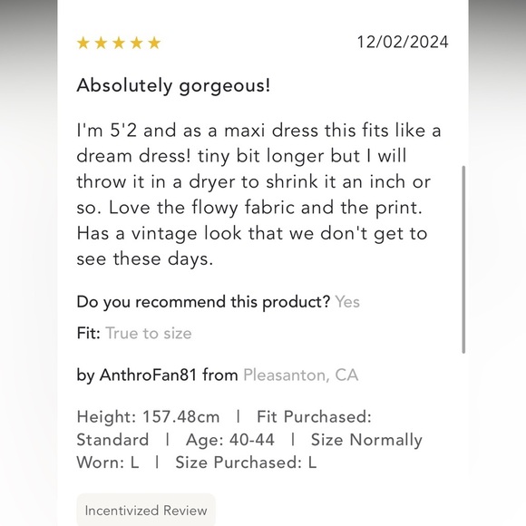 🌟LAST ONE🌟 Anthropologie NWT Long-Sleeve Midi Shirt Dress size S. - Picture 10 of 13